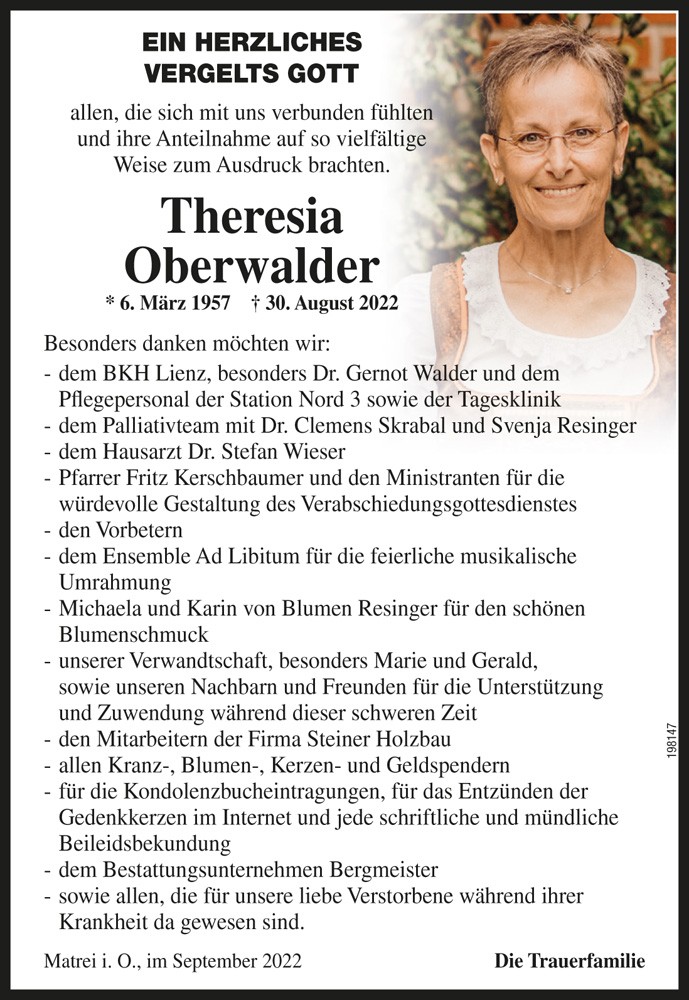 Theresia Oberwalder 