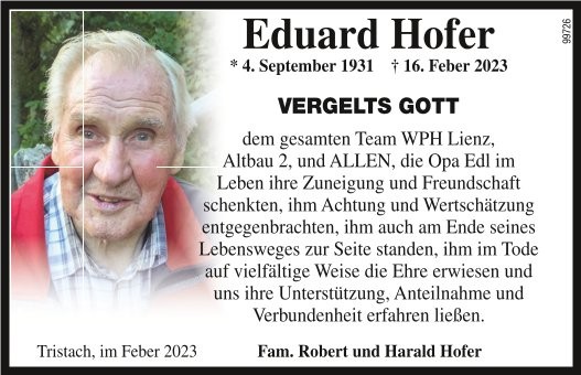 Eduard Hofer