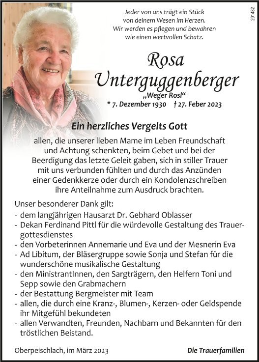 Rosa Unterguggenberger
