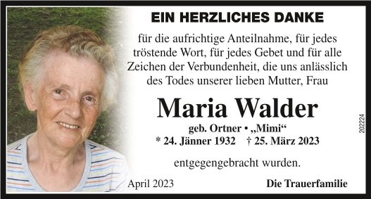 Maria Walder