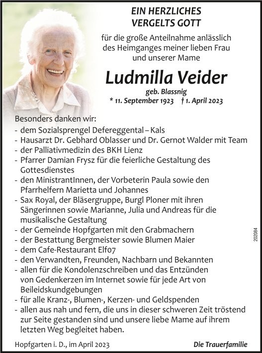 Ludmilla Veider