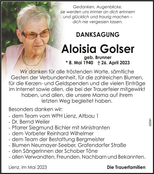 Aloisia Golser