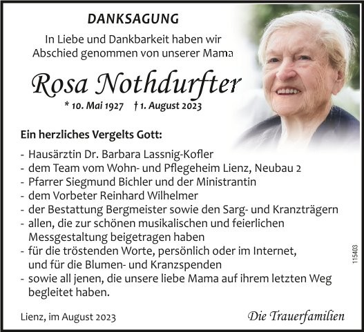 Rosa Nothdurfter