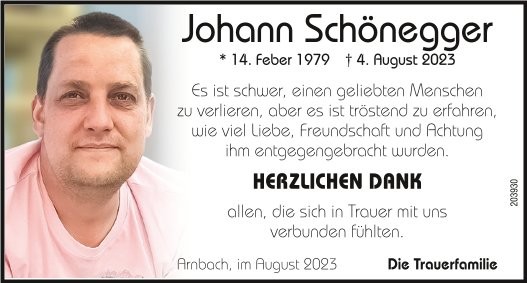 Johann Sch&ouml;negger