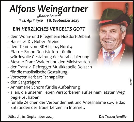 Alfons Weingartner