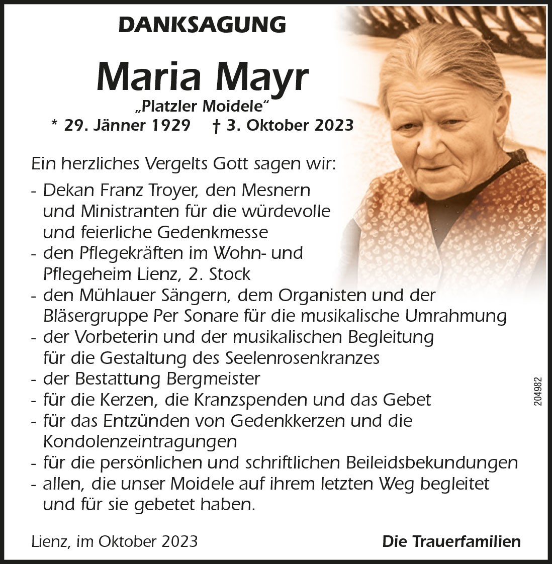 Maria Mayr