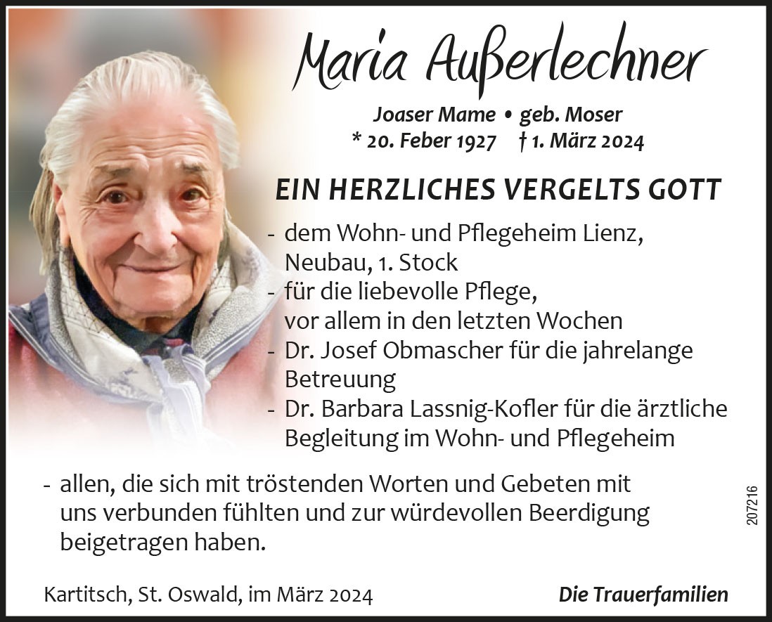 Maria Au&szlig;erlechner
