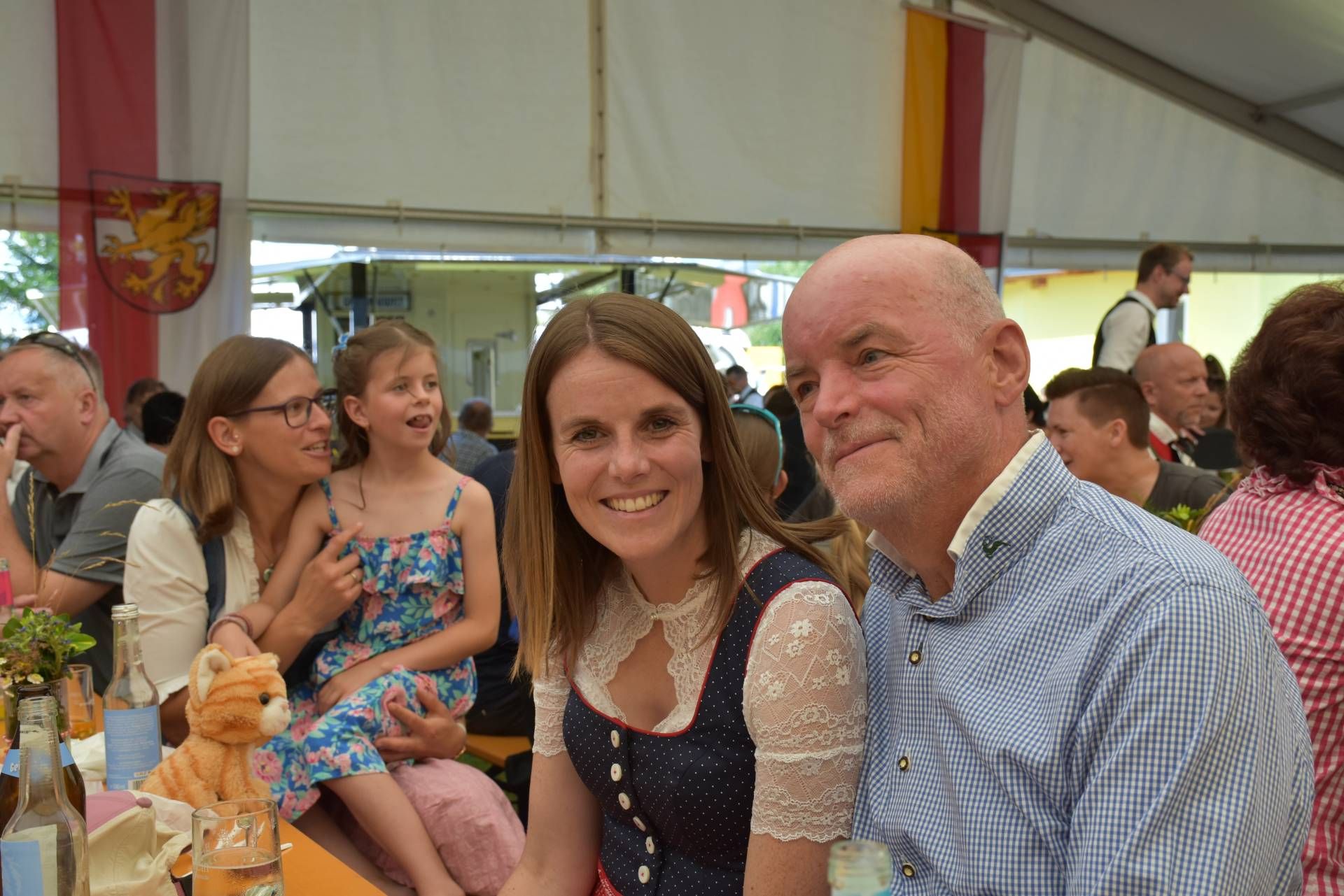 Gute Stimmung herrschte am Sonntag im Festzelt.