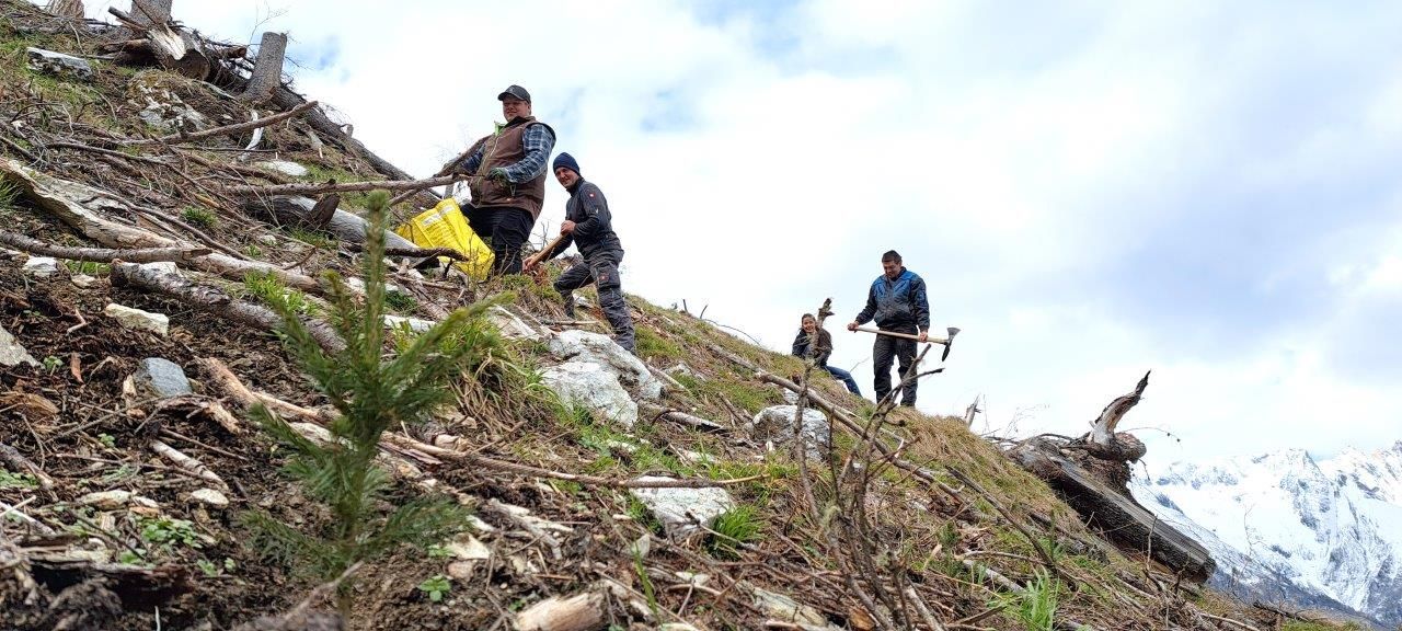 Jungbauernschaft/Landjugend im Einsatz Foto: Gemeinde Virgen