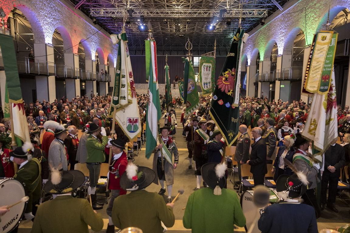 Bundesversammlung des Tiroler Sch&uuml;tzenbundes im Congress Innsbruck. Foto: BTSK / Matthias Sedlak