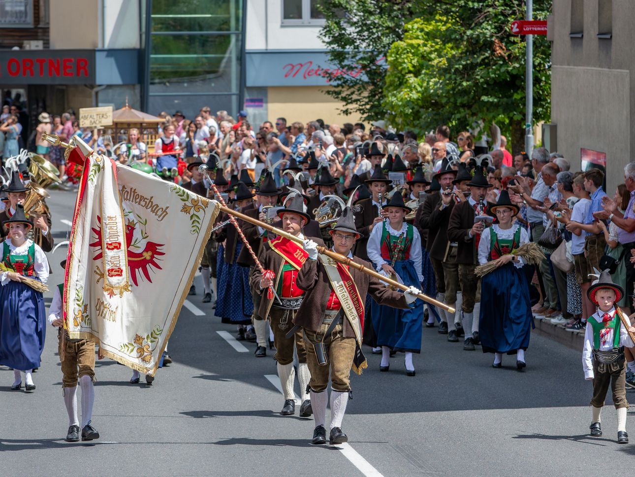Die MK Abfaltersbach feierte im Vorjahr ihr 200-j&auml;hriges Bestehen.	Foto: Toni Ausserlechner