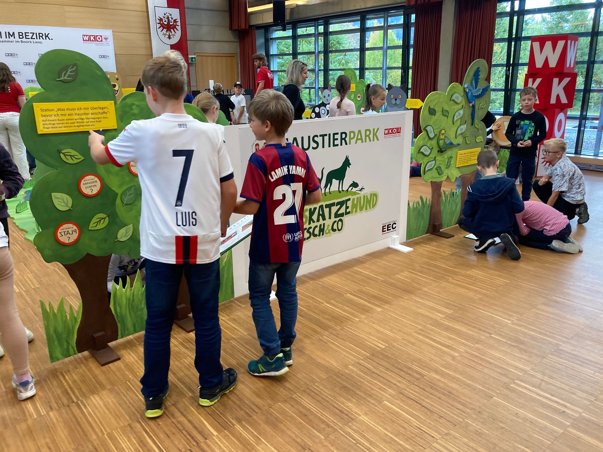 Der Haustierpark des Tiroler Zoohandels war erstmals au&szlig;erhalb Innsbrucks unterwegs. Foto: Stangl
