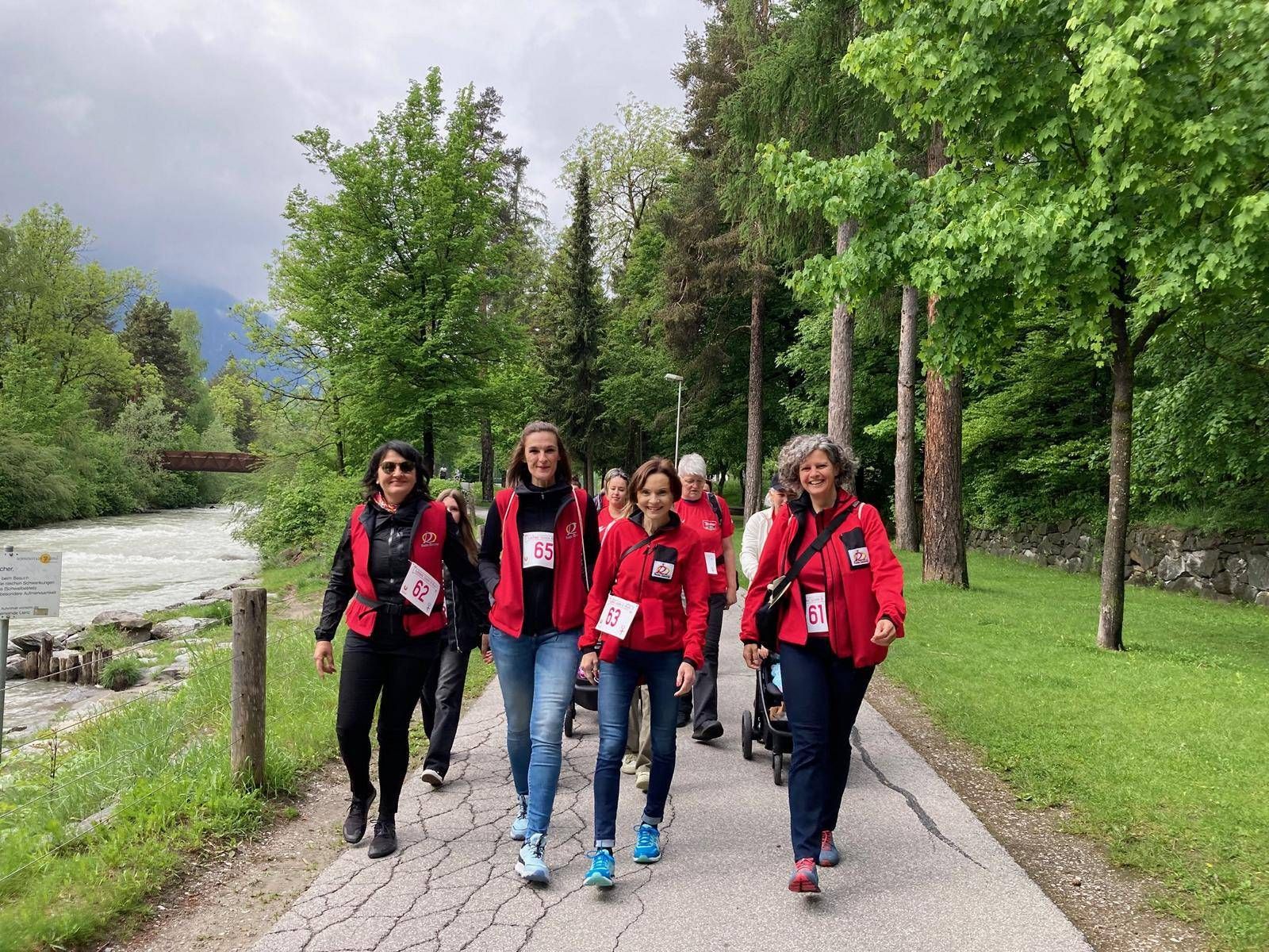 Auch ein Damenteam von Radio Osttirol war dabei: v.l. Doris Artinger, GF Elisabeth Mitterhofer, Lisa Podesser, Karin Stangl. Foto: RO