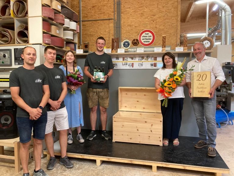 Tischlerei Gollner: 20 Jahre auf Holz gebaut