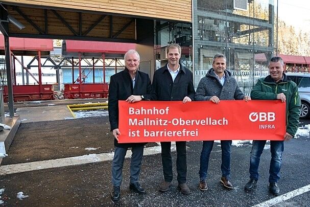 Bahnhof Mallnitz-Obervellach ist barrierefrei