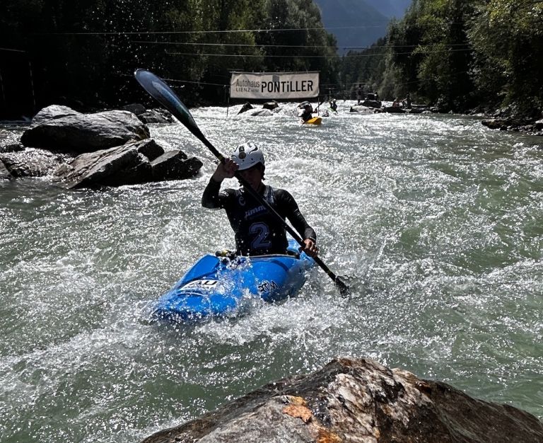 Kajak Cross: Aaron Kofler ist Junioren-Staatsmeister