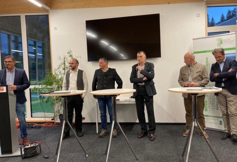 Obertilliach: Stimmungsbild von Veranstaltung "Wolf im Tal"