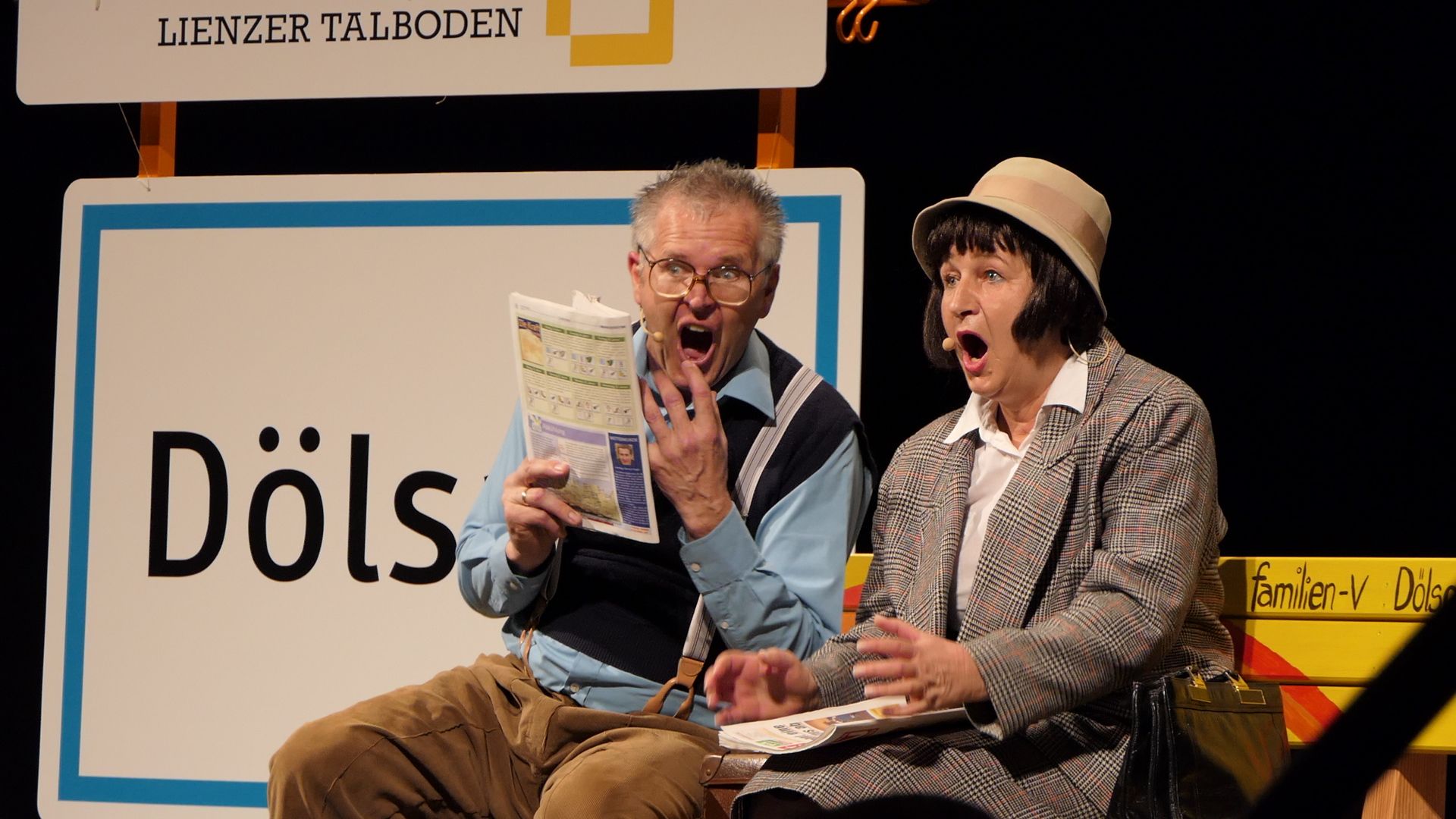 Feb.: Das Faschingskabarett fand heuer nach langer Zeit wieder statt. Foto: Martin Oberbichler