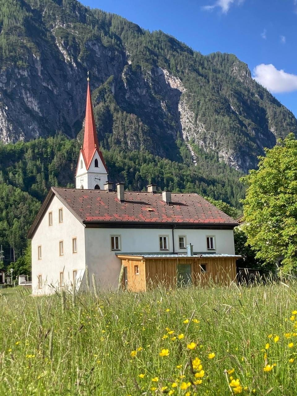 Der neue Anbau an der R&uuml;ckseite des Widums. Foto: Anton Klocker
