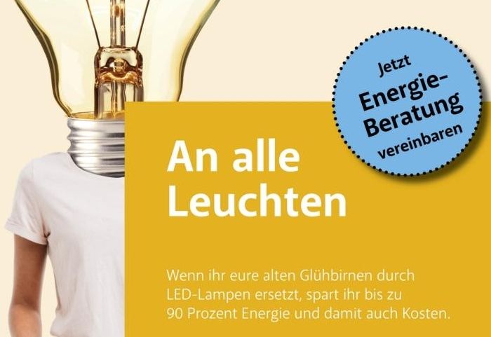 Tiroler Kampagne: Energie sparen = Geld sparen
