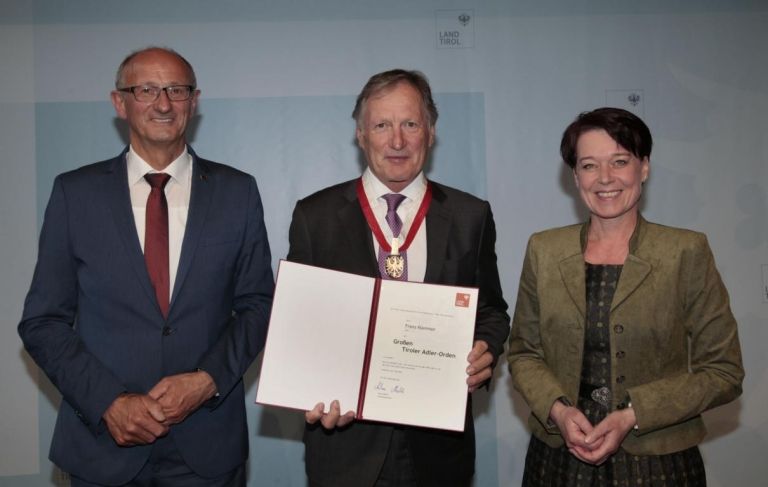 Adler-Orden f&uuml;r Bekenntnis zu und Einsatz f&uuml;r Tirol