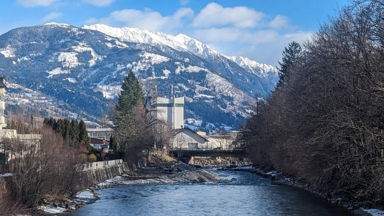 Spatenstich f&uuml;r Hochwasser-Schutzprojekt Isel im Feber