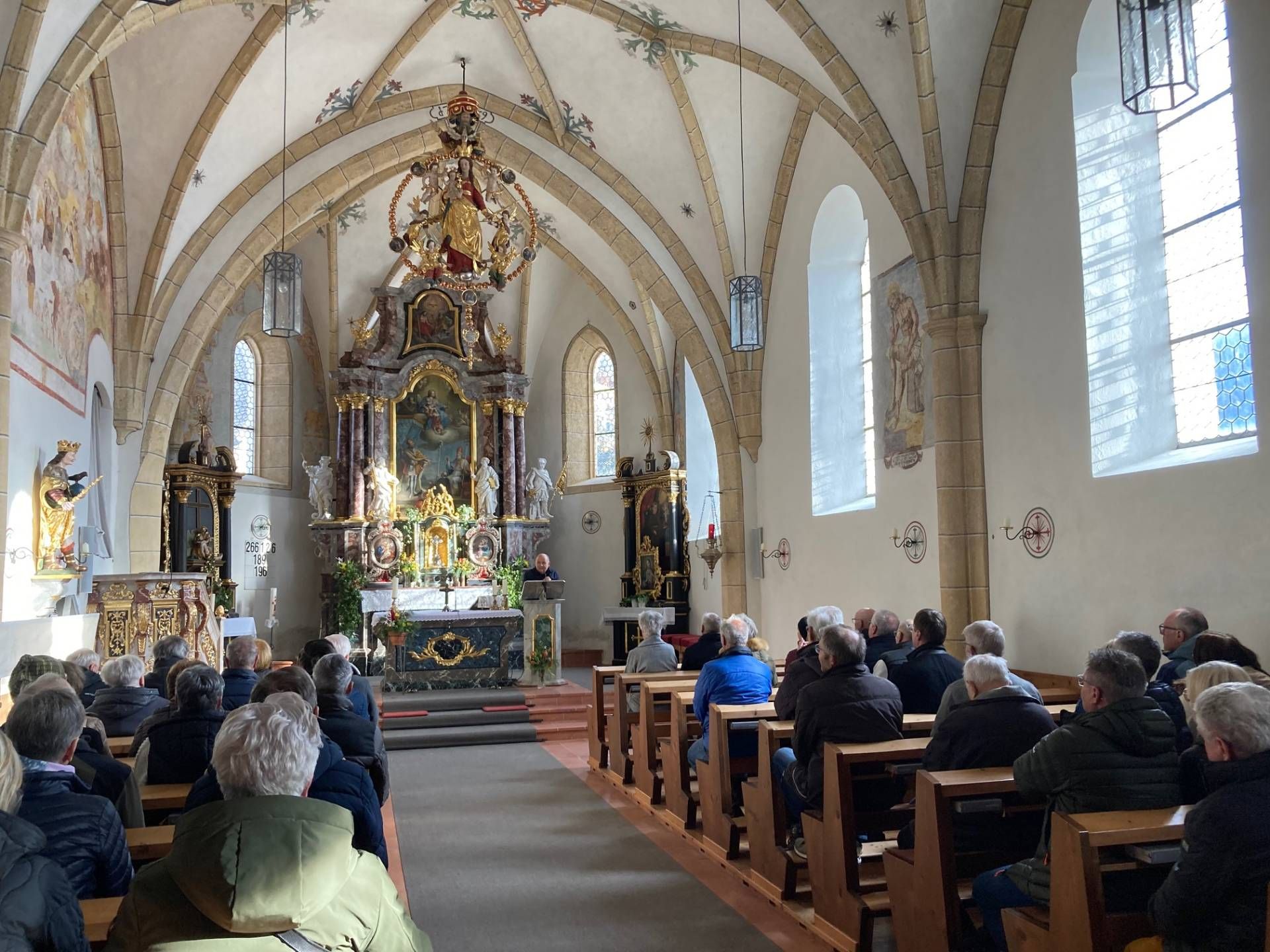 Die Kunstinstallation wurde am 9. M&auml;rz in St. Oswald vorgestellt. Foto: Stangl