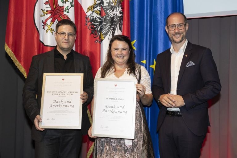 Auszeichnung f&uuml;r zwei Osttiroler Traditionsbetriebe 