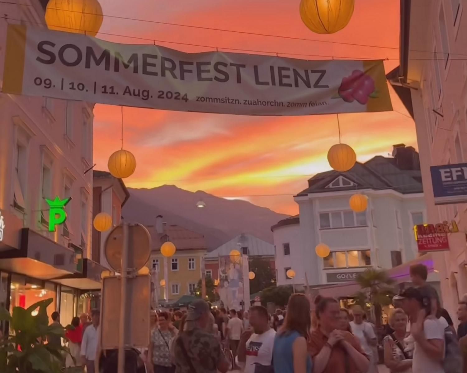 Festival-Stimmung in Lienz  Foto: Schmidbauer
