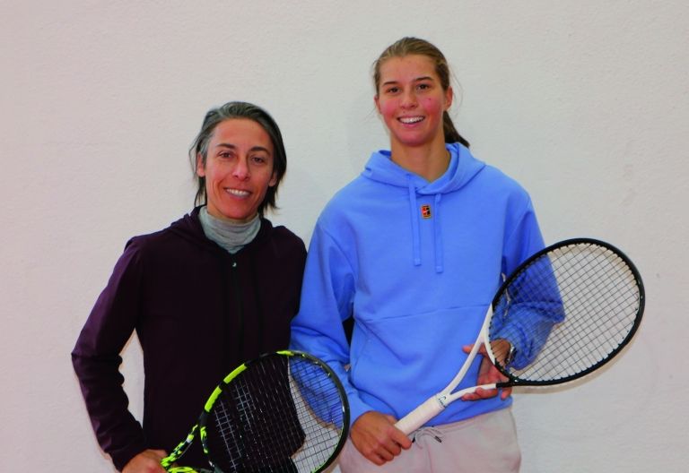 Roland-Garros-Siegerin trainiert Osttiroler Tennistalent