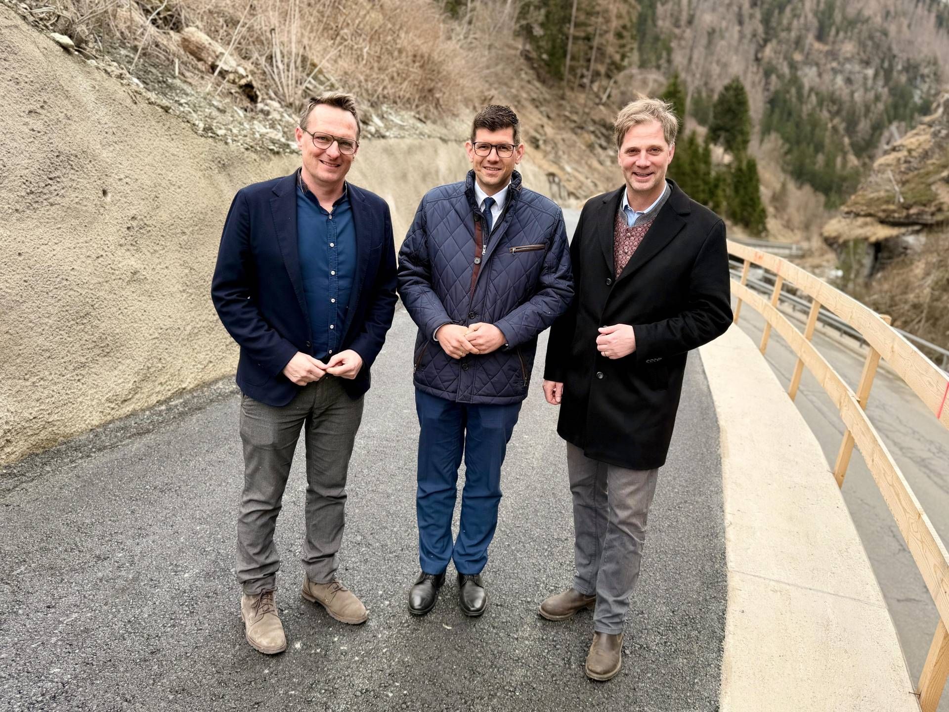 LA Michael Maier, Agrarlandesrat LH-Stv. Martin Gruber und Bgm. Martin Lackner.
