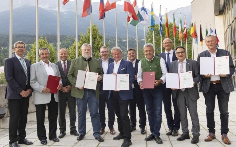 Langj&auml;hrige Osttiroler Gemeinder&auml;te geehrt