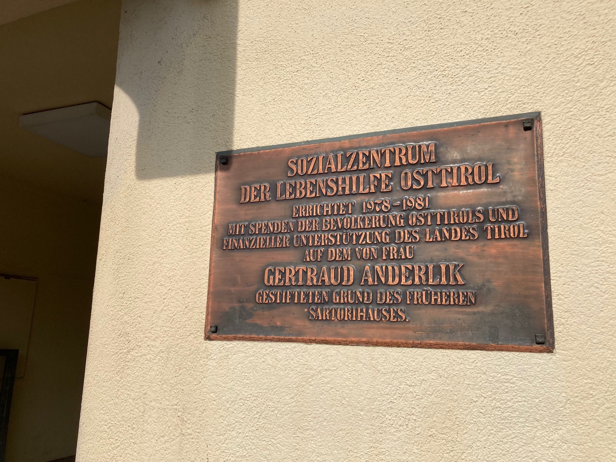 Das Sozialzentrum in der Messinggasse wurde 1981 bezogen. Foto: Stangl