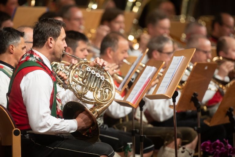 S&uuml;d-Osttiroler Blasorchester 40+ spielt ins Neue Jahr