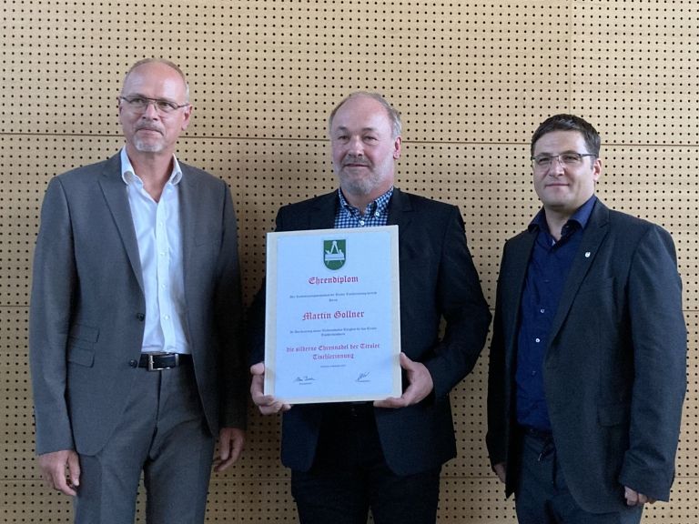 Auszeichnung f&uuml;r Osttiroler Tischlermeister Martin Gollner